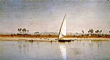 Sanford Robinson Gifford On the Nile painting